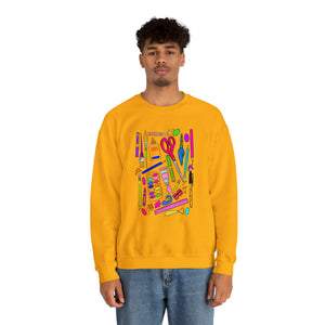 Art Supplies Unisex Heavy Blend™ Crewneck Sweatshirt