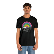 Load image into Gallery viewer, LETS MAKE ART Rainbow Unisex Jersey Short Sleeve Tee
