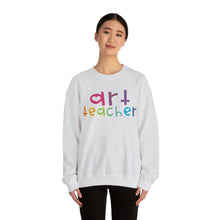 Load image into Gallery viewer, Heart Art Teacher Unisex Heavy Blend™ Crewneck Sweatshirt
