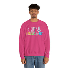 Load image into Gallery viewer, Heart Art Teacher Unisex Heavy Blend™ Crewneck Sweatshirt

