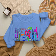 Load image into Gallery viewer, Art Supplies Unisex Heavy Blend™ Crewneck Sweatshirt
