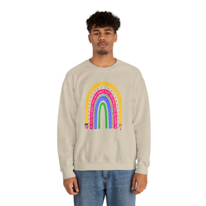 Teach love inspire Unisex Heavy Blend™ Crewneck Sweatshirt