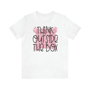 Think outside the box! Unisex Jersey Short Sleeve Tee