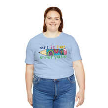 Load image into Gallery viewer, Art is for Everyone Unisex Jersey Short Sleeve Tee
