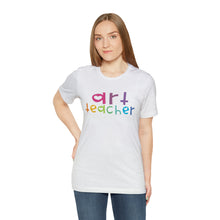 Load image into Gallery viewer, Heart Art Teacher Unisex Jersey Short Sleeve Tee
