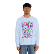 Load image into Gallery viewer, Art Supplies Unisex Heavy Blend™ Crewneck Sweatshirt
