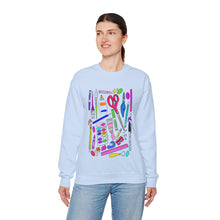 Load image into Gallery viewer, Art Supplies Unisex Heavy Blend™ Crewneck Sweatshirt
