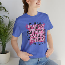 Load image into Gallery viewer, Think outside the box Unisex Jersey Short Sleeve Tee
