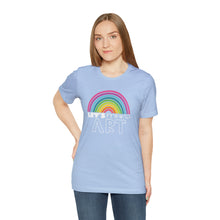 Load image into Gallery viewer, LETS MAKE ART Rainbow Unisex Jersey Short Sleeve Tee
