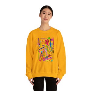 Art Supplies Unisex Heavy Blend™ Crewneck Sweatshirt