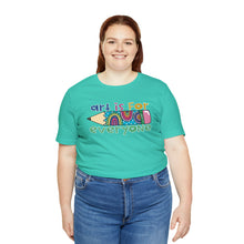 Load image into Gallery viewer, Art is for Everyone Unisex Jersey Short Sleeve Tee
