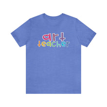 Load image into Gallery viewer, Heart Art Teacher Unisex Jersey Short Sleeve Tee
