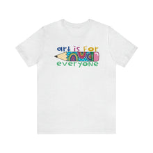 Load image into Gallery viewer, Art is for Everyone Unisex Jersey Short Sleeve Tee
