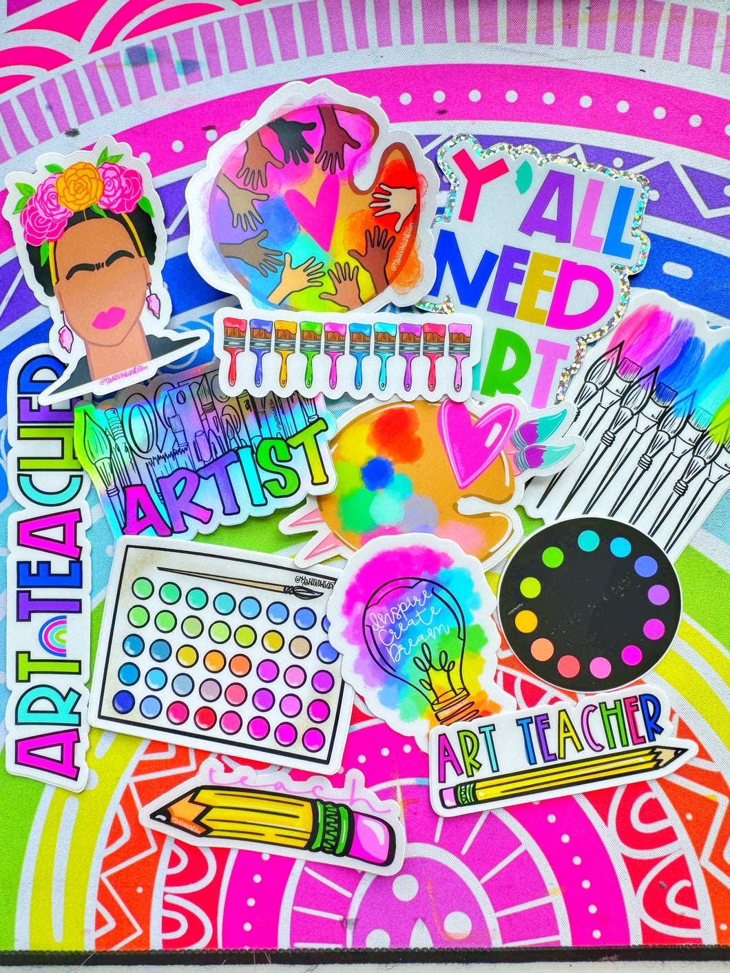 Ultimate Art Teacher Sticker Pack