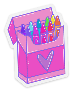Pink Crayon Box
