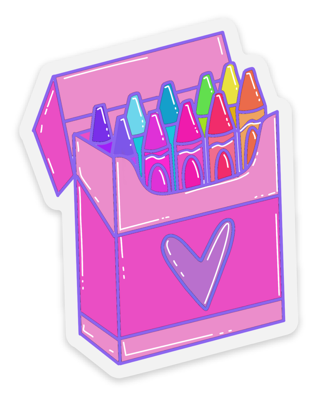 Pink Crayon Box