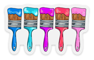 Five Paint Brushes