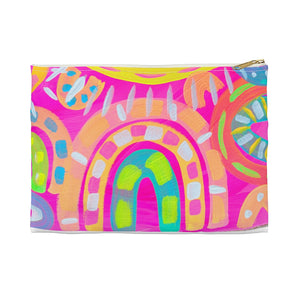 Pink Rainbows Accessory Pouch