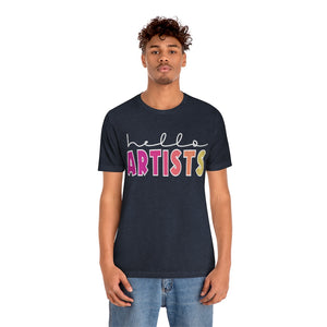 HELLO Artists: Unisex Jersey Short Sleeve Tee
