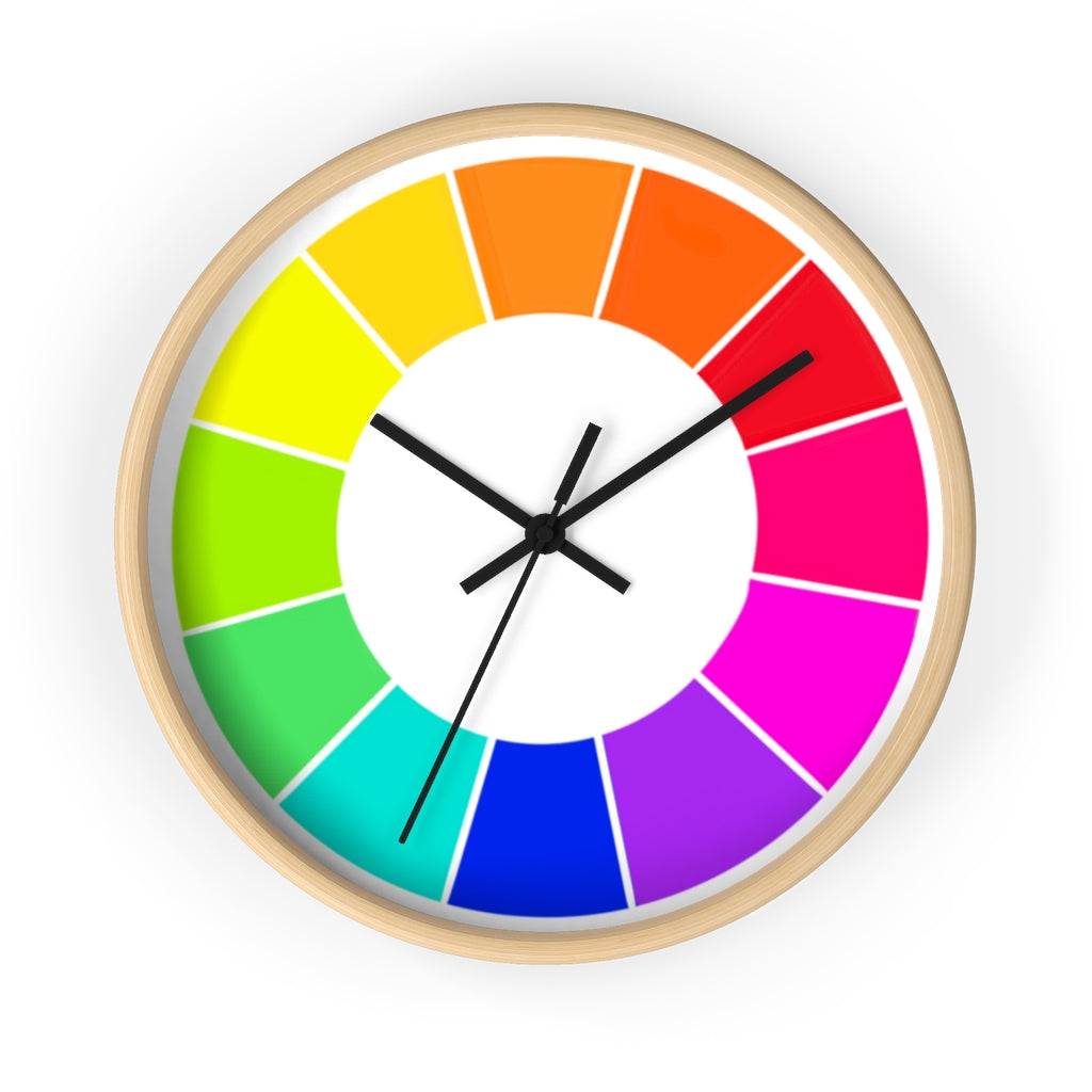 Color Wheel: Wall clock