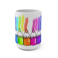Load image into Gallery viewer, Colored Pencils Mug 15oz
