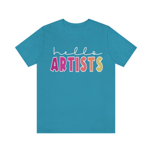 HELLO Artists: Unisex Jersey Short Sleeve Tee