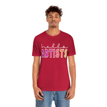 Load image into Gallery viewer, HELLO Artists: Unisex Jersey Short Sleeve Tee
