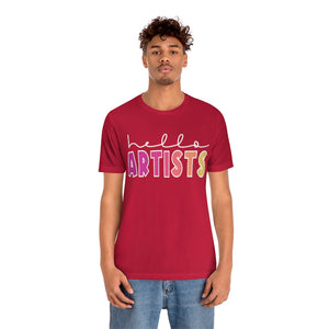 HELLO Artists: Unisex Jersey Short Sleeve Tee