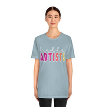 Load image into Gallery viewer, HELLO Artists: Unisex Jersey Short Sleeve Tee
