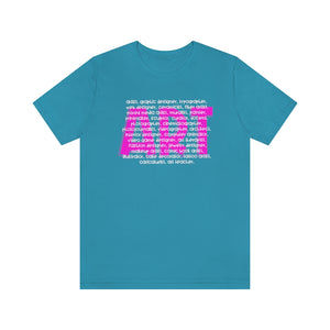 Art Career Pink Unisex Jersey Short Sleeve Tee