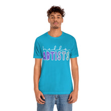 Load image into Gallery viewer, Blues HELLO Artists: Unisex Jersey Short Sleeve Tee
