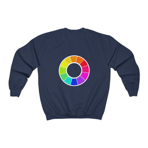 Color Wheel: Unisex Heavy Blend™ Crewneck Sweatshirt