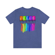 Load image into Gallery viewer, Rainbow Color Pencils: Unisex Jersey Short Sleeve Tee
