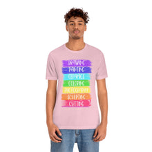 Load image into Gallery viewer, Colorful Painting: Unisex Jersey Short Sleeve Tee
