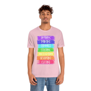 Colorful Painting: Unisex Jersey Short Sleeve Tee