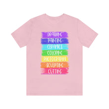 Load image into Gallery viewer, Colorful Painting: Unisex Jersey Short Sleeve Tee
