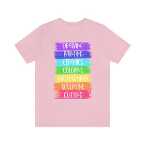 Colorful Painting: Unisex Jersey Short Sleeve Tee
