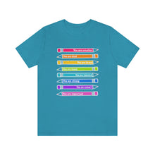 Load image into Gallery viewer, Mantra Pencils: Unisex Jersey Short Sleeve Tee
