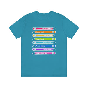 Mantra Pencils: Unisex Jersey Short Sleeve Tee
