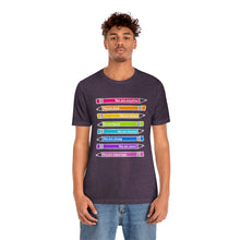 Load image into Gallery viewer, Mantra Pencils: Unisex Jersey Short Sleeve Tee
