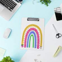 Load image into Gallery viewer, Teach Rainbow Clipboard
