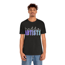 Load image into Gallery viewer, Blues HELLO Artists: Unisex Jersey Short Sleeve Tee
