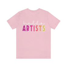 Load image into Gallery viewer, HELLO Artists: Unisex Jersey Short Sleeve Tee
