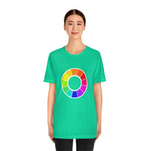 Load image into Gallery viewer, Color Wheel: Unisex Jersey Short Sleeve Tee
