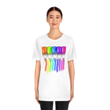 Load image into Gallery viewer, Rainbow Color Pencils: Unisex Jersey Short Sleeve Tee
