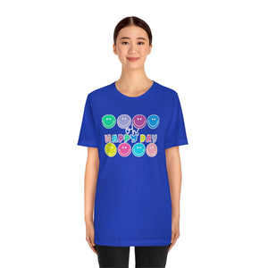 Oh, Happy Day Smiles! Unisex Jersey Short Sleeve Tee