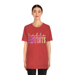 HELLO Artists: Unisex Jersey Short Sleeve Tee