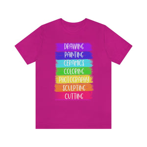 Colorful Painting: Unisex Jersey Short Sleeve Tee