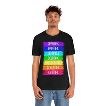 Load image into Gallery viewer, Colorful Painting: Unisex Jersey Short Sleeve Tee
