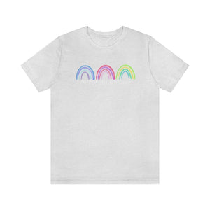 Difference Maker Watercolor Rainbow Unisex Jersey Short Sleeve Tee